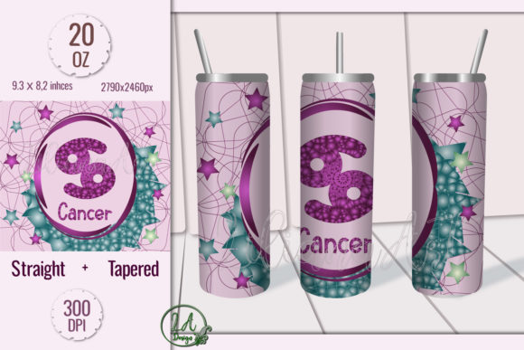 A Design Asset Review for Serious Client Projects: Cancer Skinny Tumbler Wrap Design