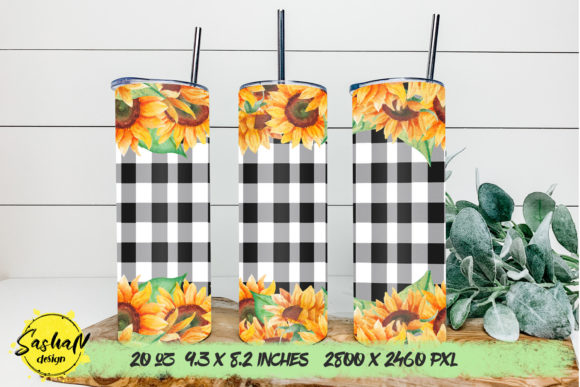A Professional Review of the Sunflower & Buffalo Plaid Tumbler Graphic