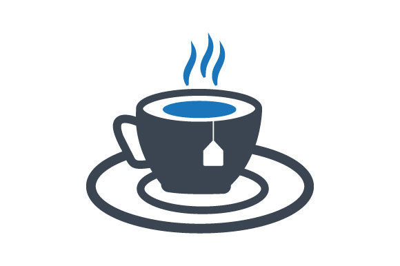 An Elegant Cup and Tea Bag Icon for Modern Marketing