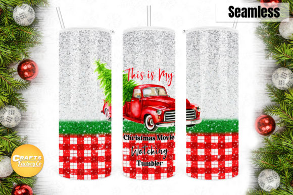 Christmas Movie Tumbler Sublimation: A Design Asset for Crafts & Graphics