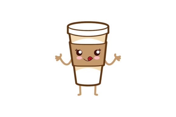 Coffee Cup Chocolate Kawaii: Icons & Graphics Review