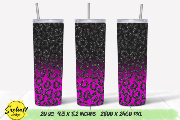 Crafting with a Pink Ombre Leopard Tumbler Graphic